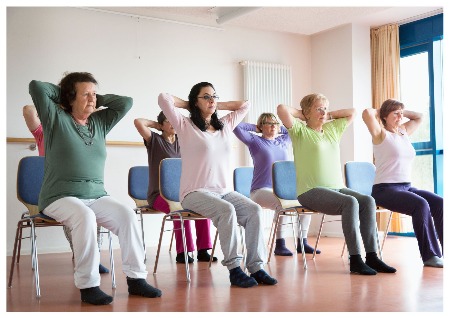Gym sur chaise