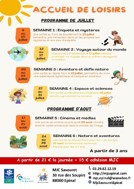 Accueil de loisirs été 26