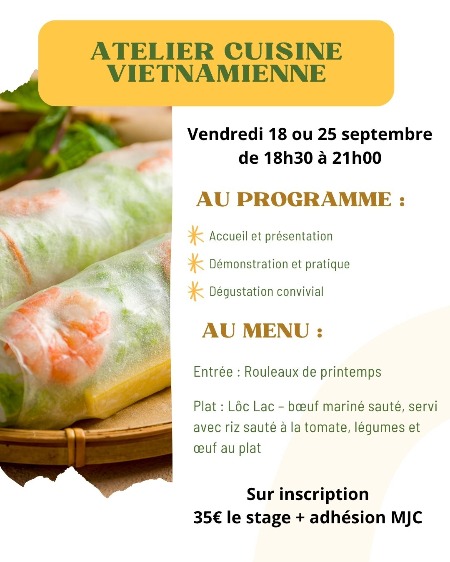 Atelier cuisine vietnamienne
